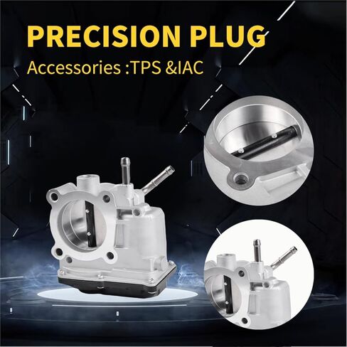 جسم خانق إلكتروني مناسب لسيارة Pontiac Vibe 2005 2006 2007 2008 L4 1.8L، Toyota Corolla 2004-2008، Matrix 2005-2008 S20034، 977-336، TB1070، TBT007 in Kuwait