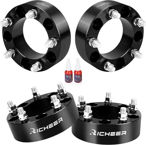 Richeer 2 inch 6x5.5 Wheel Spacer for 2019-2024 Ram 1500, 4 PCS 6x139.7mm Wheel Spacer with 14x1.5 Studs & 77.8mm Center Bore for 2019 2020 2021 2022 2023 2024 Ram 1500 in Saudi Arabia