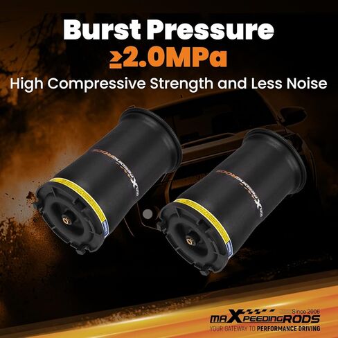 Maxpeedingrods 2 قطعة التعليق الهوائي الخلفي صدمة الربيع ل هامر H2 V8 2003 2004 2005 2006 2007 2008 15938306 in Saudi Arabia