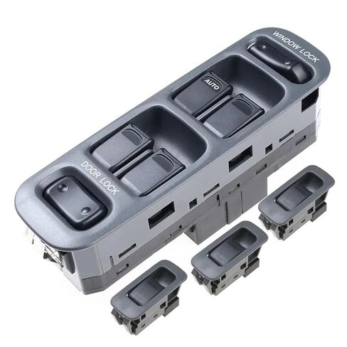 37990-65D10-T01 3799065D10T01 37995-75F00 3799575F00 Front Left Power Window Switch Compatible with Suzuki Grand Vitara XL-7 BALENO Casement(Red) in Kuwait