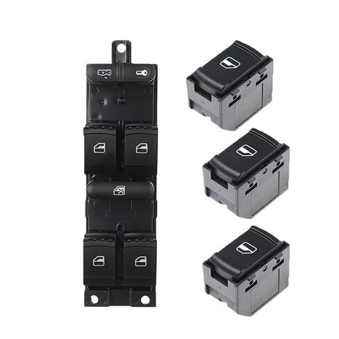 3B0959855B 1J4959857D Electric Power Window Switch Glass Lifter Compatible with Passat B5 Bora Golf 4 MK4 Seat Leon Toledo(B Set) in Saudi Arabia