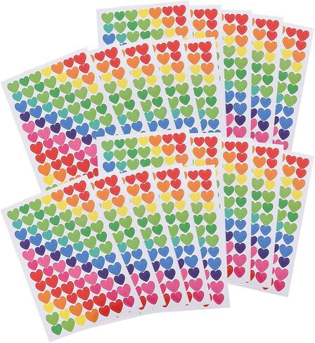 20 Sheets 1540 PCS Colored Dot Stickers Circle Color Coding Labels, 11 Color Colorful Round Stickers for Office, Student Classroom(1/2 Inches) in Saudi Arabia