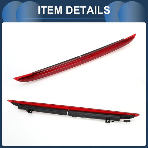 LED Third Brake Light Compatible for VW Touareg 2003-2010, Waterproof Plastic Red Housing 3rd High Mounted Stop Lamp Rear Center High Level Brake Light in Saudi Arabia