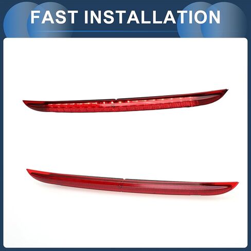LED Third Brake Light Compatible for VW Touareg 2003-2010, Waterproof Plastic Red Housing 3rd High Mounted Stop Lamp Rear Center High Level Brake Light in Saudi Arabia