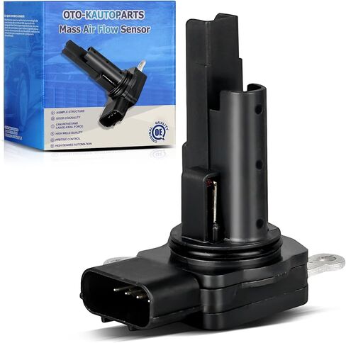 OTO-K مستشعر تدفق الهواء الشامل MAF متوافق مع Honda Accord 08-12 2.4L، CR-V 10-19 2.4L، Civic 12-18 2.4L، Crosstour 12-15 2.4L، Acura TSX 09-14 2.4L، ILX 13-18 2.4L، NSX 17-18 3.5 لتر، استبدال #37980R40A01 in Kuwait