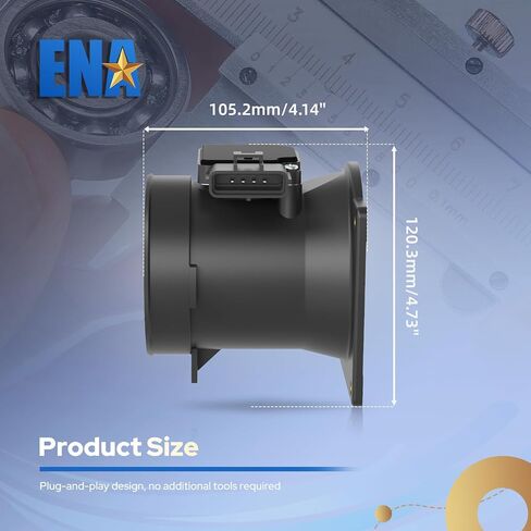 ENA Mass Air Flow Sensor Meter MAF Compatible with Ford F150 F250 F350 F450 F550 Super Duty Lobo Taurus Lincoln Blackwood Navigator Jaguar S-Type 1999-2003 Replacement for AFLS140 749-554 F8DZ12B579BA in Saudi Arabia