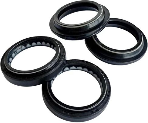 For ER6F ER6N ER 6F 6N ZX6R ZX9R ZX10 ZX 9R 6R 10 ZX-6R ZX-9R Z650 Z900 RS NINJA 650 Absorber Front Fork Dust Oil Seal(2pc Seal 2pc Cover) in Saudi Arabia