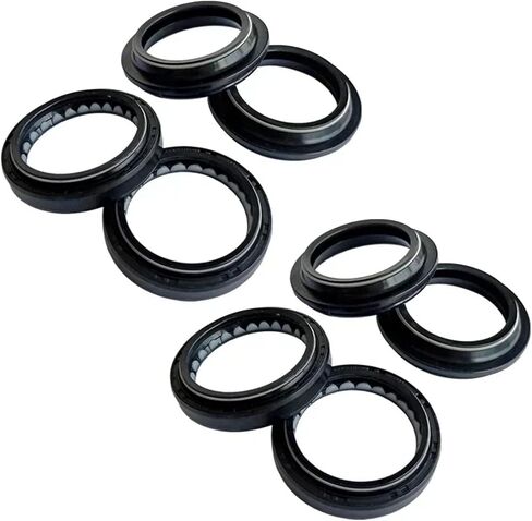 For ER6F ER6N ER 6F 6N ZX6R ZX9R ZX10 ZX 9R 6R 10 ZX-6R ZX-9R Z650 Z900 RS NINJA 650 Absorber Front Fork Dust Oil Seal(2pc Seal 2pc Cover) in Saudi Arabia
