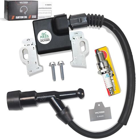 30500-Z5T-003 30500-Z5T-004 for Honda GX390 Ignition Coil – Fits GX340, EB5000, EB6500 Engines – 4-Prong Coil with OEM NGK BPR5ES Spark Plug & Mounting Screws in Saudi Arabia