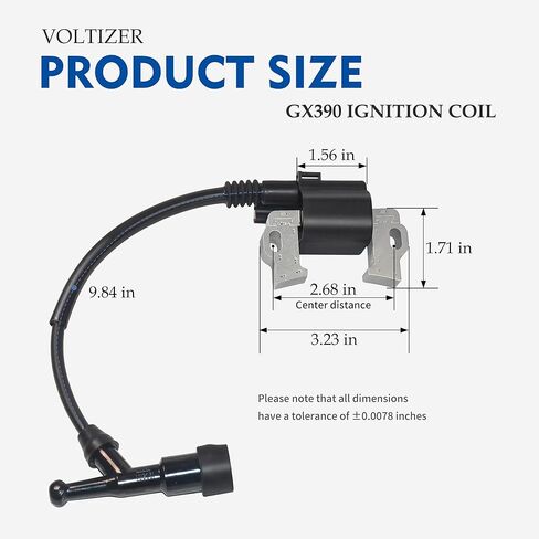 30500-Z5T-003 30500-Z5T-004 for Honda GX390 Ignition Coil – Fits GX340, EB5000, EB6500 Engines – 4-Prong Coil with OEM NGK BPR5ES Spark Plug & Mounting Screws in Saudi Arabia