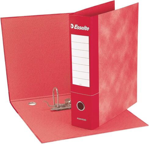 Esselte Essentials 390773180 390773180 G73 Recorder with Case, with Lever Mechanism, Commercial Format, 23 x 30 cm, with 8 cm Spine, Green, Pack of 6 in Saudi Arabia