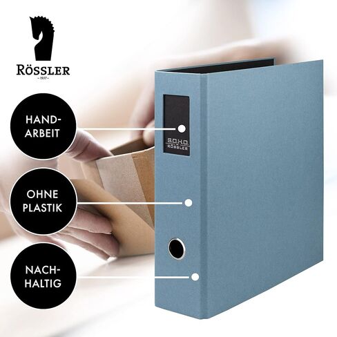 S.O.H.O. 1317452159 85 mm Denim Lever Arch File with Index Aperture in Saudi Arabia