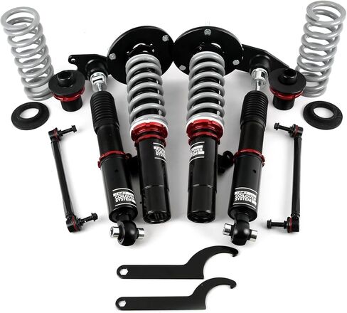 ECS Performance Adjustable Coilover System Compatible with BMW F2x/F3x Models in Saudi Arabia