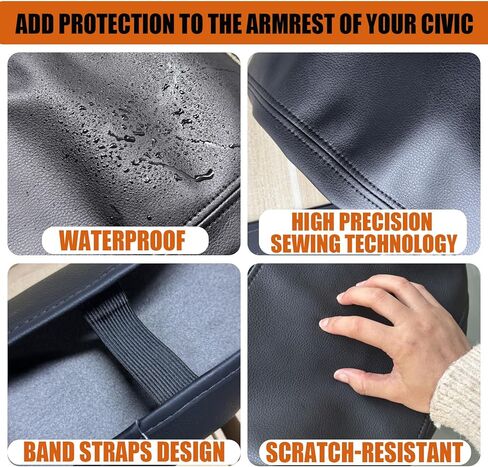 Center Console Cover for 2012-2015 Honda Civic - Premium Armrest Protector, Easy Installation, for Civic Interior Protection 2012 2013 2014 2015 in Saudi Arabia
