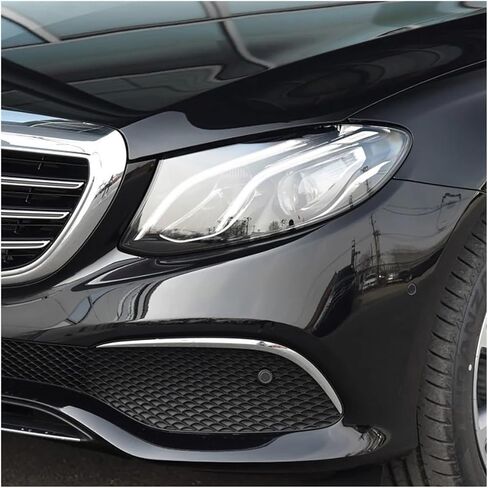 عدسة غطاء المصابيح الأمامية متوافقة مع Benz E-Class W213 E200L E300L E320L 2016-2020 غطاء المصباح الأمامي عاكس الضوء الشفاف (يمين) in Saudi Arabia