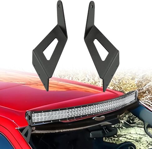 Nilight 54 inch Curved LED Light Bar Bracket Mounting Upper Windshield Roof Cab Brackets Compatible with Ford F250 F350 F450 Super Duty 1999-2016 in Saudi Arabia