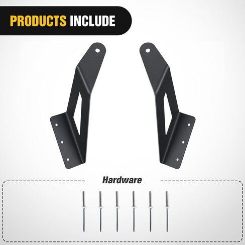 Nilight 54 inch Curved LED Light Bar Bracket Mounting Upper Windshield Roof Cab Brackets Compatible with Ford F250 F350 F450 Super Duty 1999-2016 in Saudi Arabia