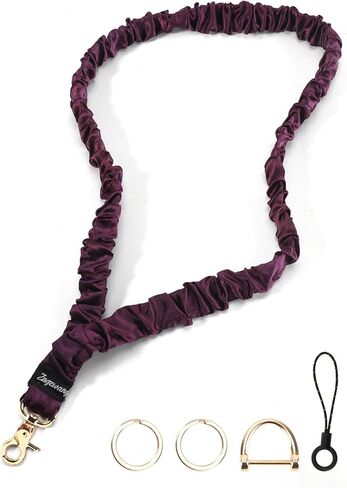Zugzwang Stretchy Scrunchie Lanyard for ID Badges & Keys - Teacher Lanyard, Cute Elastic Necklace for Women, Nurses in Saudi Arabia