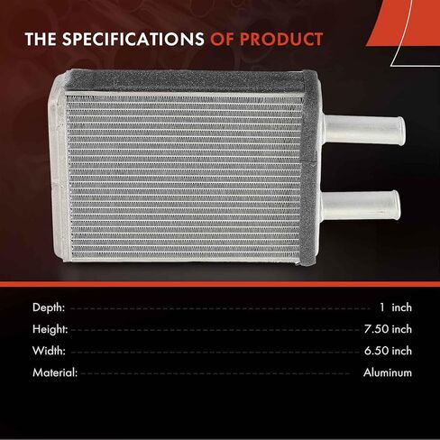 A-Premium Front Side HVAC Heater Core Compatible with Kia Models - Sedona 2002 2003 2004 2005 3.5L - Replaces 1K52Y61H01 in Saudi Arabia