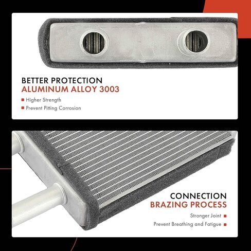 A-Premium Front Side HVAC Heater Core Compatible with Kia Models - Sedona 2002 2003 2004 2005 3.5L - Replaces 1K52Y61H01 in Saudi Arabia