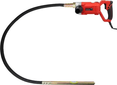 BIZOEPRO Hand Held Power Concrete Vibrator 1500W 13000rpm With 2.5M(8-1/5feet) Shaft Rod Electric Concrete Vibrabrater Portable Construction Pencil Vibrator in Kuwait