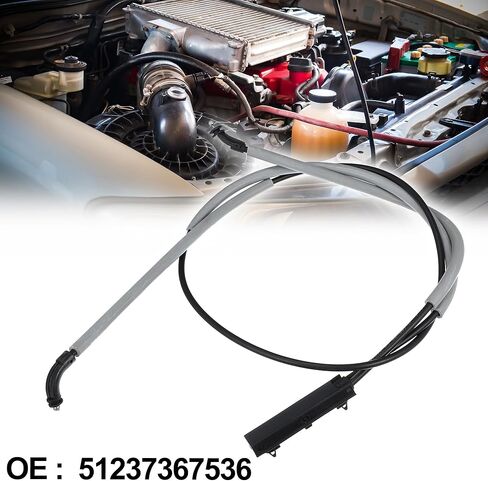 كابل تحرير غطاء محرك السيارة X AUTOHAUX 51237367536 لسيارات BMW X6 2015-2019 لسيارات BMW X5 2014-2018 in Saudi Arabia