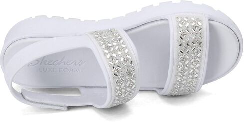 صندل نسائي من Skechers Foamies Footsteps-Glam Party Wedge in Saudi Arabia