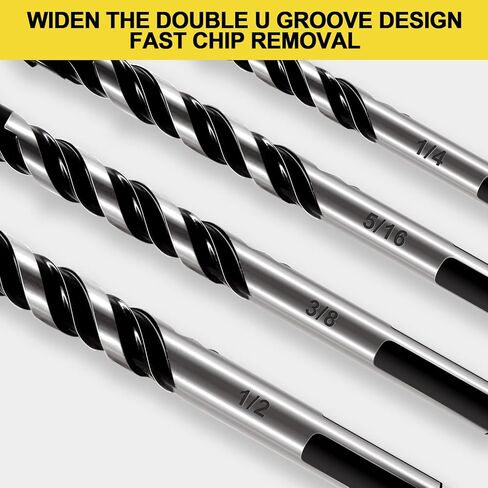 12-PCS Concrete Drill Bit Set & Masonry Drill Bit Set, Cement Drill Bits for Concrete Brick Wall, Tile Glass Ceramic, Masonry Drill Bit 1/8 to 1/2 inch Industrial Strength Carbide Cross Drill Bit Tip in Kuwait