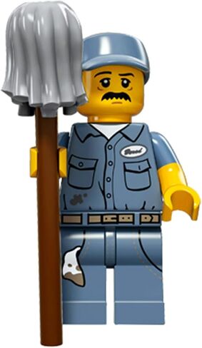 LEGO Series 15 Collectible Minifigure 71011 - Janitor in Saudi Arabia
