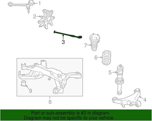 Ford 6W4Z-5B551-AA, Alignment Camber/Toe Lateral Link in Saudi Arabia