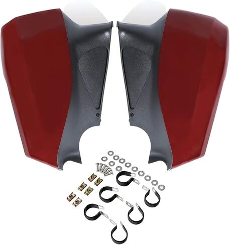 XFMT Lower Vented Leg Fairing Kits For Indian Chieftain 2014-2020 Dark Horse 2016-2020, Black in Saudi Arabia