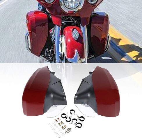 XFMT Lower Vented Leg Fairing Kits For Indian Chieftain 2014-2020 Dark Horse 2016-2020, Black in Saudi Arabia