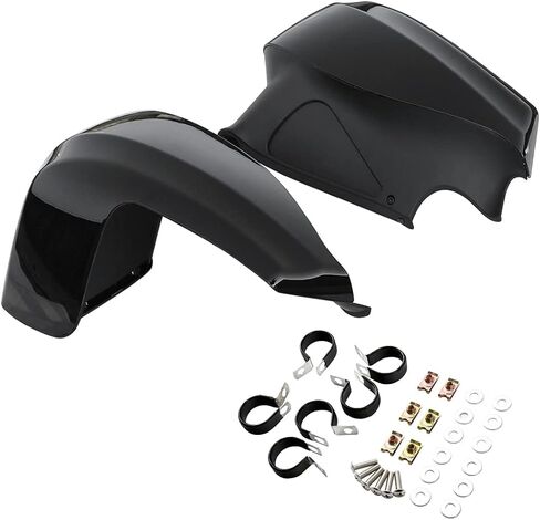 XFMT Lower Vented Leg Fairing Kits For Indian Chieftain 2014-2020 Dark Horse 2016-2020, Black in Saudi Arabia