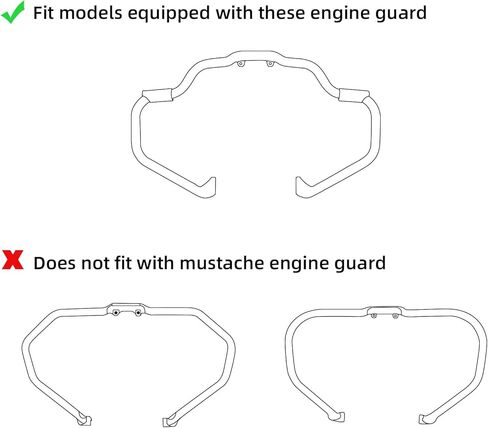 XFMT Lower Vented Leg Fairing Kits For Indian Chieftain 2014-2020 Dark Horse 2016-2020, Black in Saudi Arabia