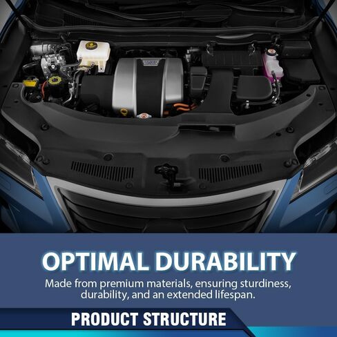 PIT66 Radiator Support Cover Compatible with LX RX350/RX450h 2016-2020 Fit LX RX350L/RX450hL Base 2018-2020 532950E090, 53295-0E090, LX1224112 Black in Saudi Arabia