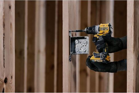 DEWALT 20V MAX XR Cordless Drill/Driver Kit, Brushless, Compact, with 2 Batteries and Charger (DCD800D2) in Kuwait