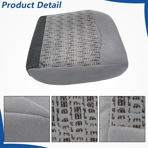 WFLNHB Cloth Driver Side Bottom Seat Cover Gray Replacement for F250 F350 F450 F550 XLT 1999 2000 in Saudi Arabia