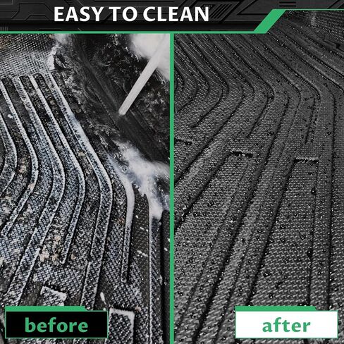 Floor Mats for Honda Accord 2008 2009 2010 2011 2012(Gas ONLY), NOT for Coupe, Custom Fit Accord LX LX-S EX EX-L LX-P SE LX Premium Floor Mats, TPE All Weather Protection Waterproof Cargo Liner in Kuwait