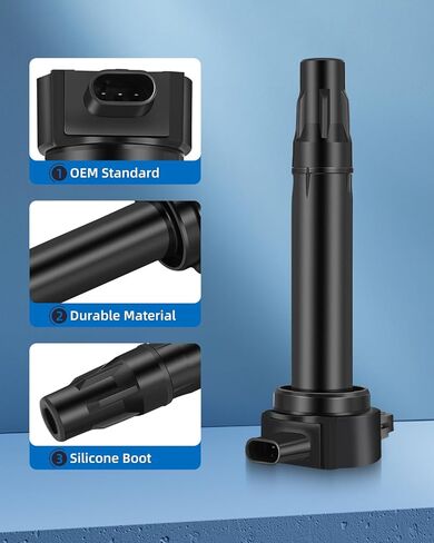 مجموعة ملفات الإشعال ECCPP مكونة من 4 قطع تناسب دودج لاستبدال جيب UF-557 C1587 للنقل والإصلاح أثناء السفر in Kuwait