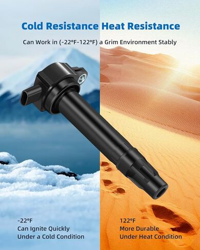 مجموعة ملفات الإشعال ECCPP مكونة من 4 قطع تناسب دودج لاستبدال جيب UF-557 C1587 للنقل والإصلاح أثناء السفر in Kuwait