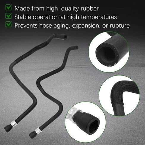 23126443 HVAC Heater Outlet Hose & Heater Inlet Hose Fit for 2014-2019 Chevrolet Silverado 1500 2500/Cheyenne for GMC Sierra 1500/ Sierra 1500 Limited Replace 23126442 84919467 in Saudi Arabia