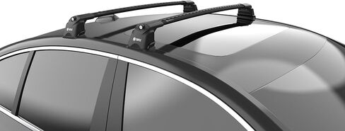 TURTLE Compatible with BMW 3-Series (E90) 2006-2011 Air3 roof Rack | Black in Saudi Arabia