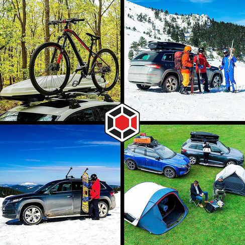 TURTLE Compatible with BMW 3-Series (E90) 2006-2011 Air3 roof Rack | Black in Saudi Arabia