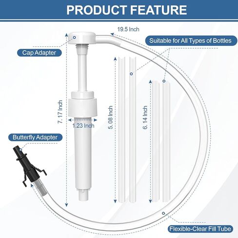 Fluid Pump for Standard Quart Bottles， 8cc Per Pump Stroke, Transmission Fluid Pump with 3rd Hand Adapter, Differential & Transmission Fluid，Transfer Gear Oil Transmission and Differential Fluid Pump in Saudi Arabia