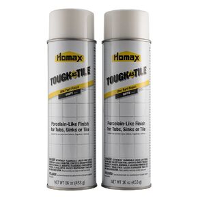 Homax Tub and Tile Refinishing Epoxy One Part Aerosol, White, 32 oz