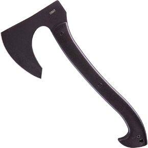 CRKT Skeggox Outdoor Tactical Axe: Full Tang SK-5 Plain Edge Axe w/Beard, Glass Reinforced Nylon Handle and Kydex Sheath 2917