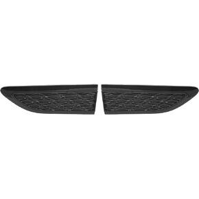 Aramox ABS Car Side Air Vent Fender Trim Cover Grille, Fit for Discovery Sport 2015‑2021, Piano Black