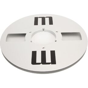 Empty Tape Reel 1/4 10 Inch, Aluminum Alloy, Silver, for Universal 1/4 Inch Tape, Low Noise, High Strength, Professional Design