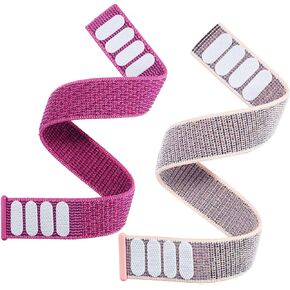 Olytop 20mm Nylon Watch Band for Garmin Fenix 7s Fenix 6s 5s plus Pro Quickfit 20 Hook & Loop Strap Replacement for Garmin Epix 2 42mm