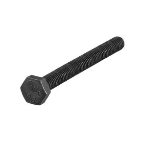 uxcell M8x20mm Hex Head Screw Bolts Fastener Grade 8.8 Carbon Steel Black 10pcs